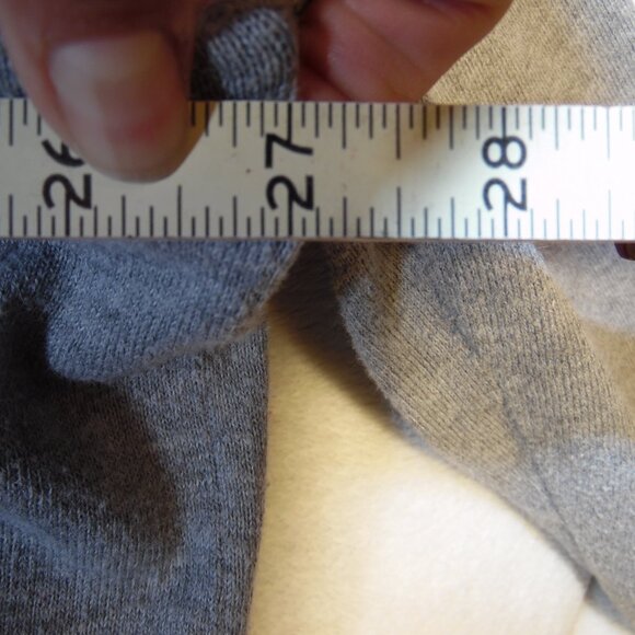 Michael Kors Sweater Womans XL Gray Long‎ Sleeve Cowl Neck Fringe Hem Boho Tunic - Picture 6 of 8